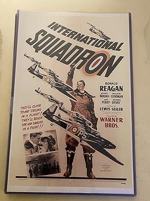 International Squadron 11" x 17" Poster in Hard Plastic Sleeve, Ronald Reagan, Nice!!