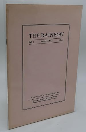 THE RAINBOW Vol. 1. October. 1921 No. 1