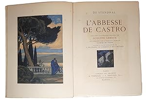 L'abbesse de Castro. Vingt-trois compositions dessinées par Auguste Leroux.