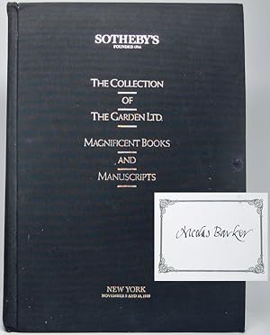 The Collection of The Garden Ltd. Magnificent Books and Manuscripts