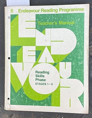 Endeavour Reading Programme Teachers Manual - Reading Skills Phase Stages 1-9