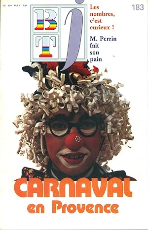 Bibliothèque de travail junior N° 183 : Carnaval en Provence.