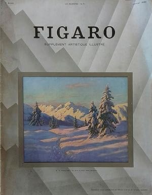 Figaro. Supplément artistique illustré de janvier 1930. Revue mensuelle. Janvier 1930.