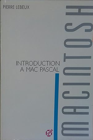 Introduction à Mac Pascal. Macintosh.