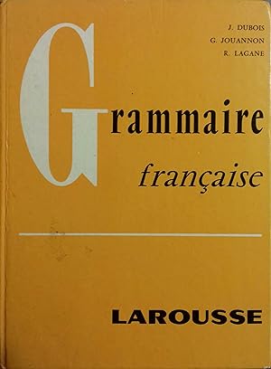 Grammaire française. Vers 1980.