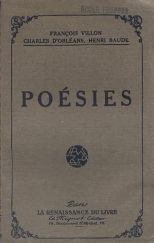 Poésies. Vers 1930.