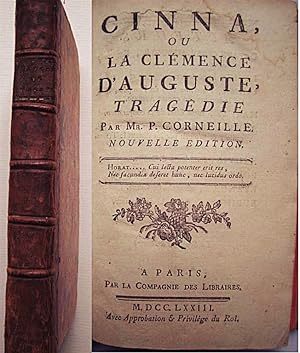 Cinna ou la clémence d'Auguste de P. Corneille (Compagnie des libraires - 1773 - 53 pages) - Gabr...