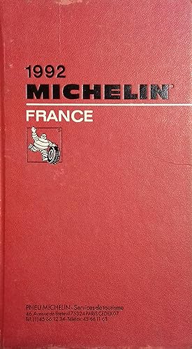 Guide Michelin France 1992. (Guide rouge).