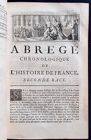 Nouvel abregé chronologique de l'histoire de France, contenant les événements de notre histoire, ...