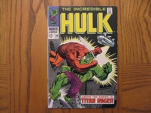 Marvel Comic The Incredible Hulk #106 1968 6.5