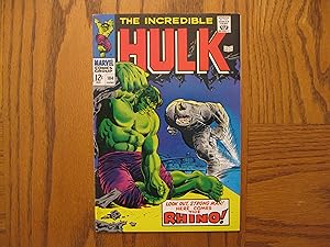 Marvel Comic The Incredible Hulk #104 1968 7.5