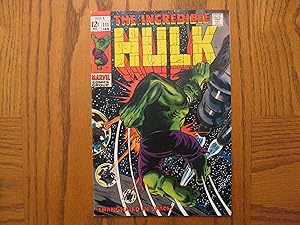 Marvel Comic The Incredible Hulk #111 1969 6.5