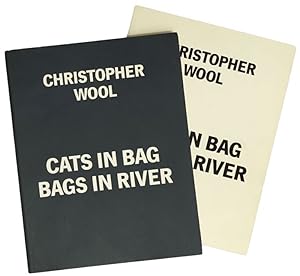Christopher Wool Cats in bag Bags in river