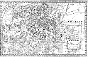 Ca 1950's City Plan and Map of Winchester
