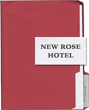 New Rose Hotel (Archive of four original screenplays and ephemera from the 1998 film, from the ar...