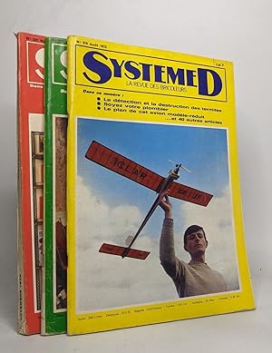 Lot de 3 revues " Systeme D la revue des bricoleurs": n°319 août 1972 / n°321 octobre 1972 / n°32...