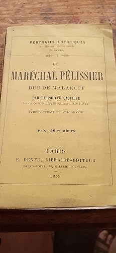 maréchal pelissier duc de malakoff