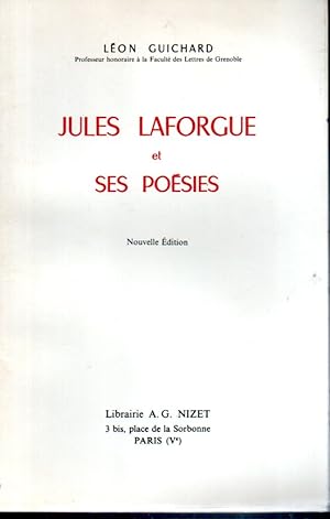 Jules Laforgue et ses poésies.