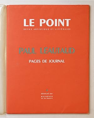 PAUL LEAUTAUD Pages de journal.