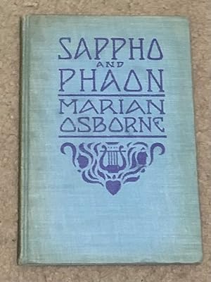 Sappho and Phaon: A Lyrical Drama (Inscribed Copy)