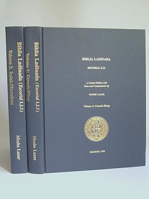 Biblia Ladinada: Escorial I.J.3 [two volumes, complete]