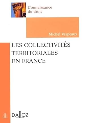 Les collectivit?s territoriales en France - Verpeaux