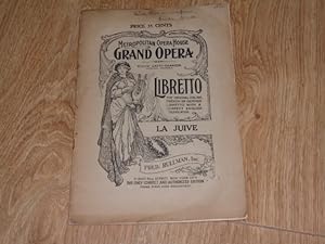 La Juive Opera in Five Acts