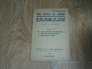 The Peace of Christ in The Reign of Christ