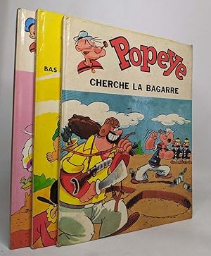 Lot de 3 Bds "les aventures de Popeye": Popeye cherche la bagarre / Bas les pattes! / Popeye sur ...
