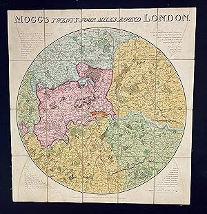 New Map of the country Twenty-Four Miles Round London