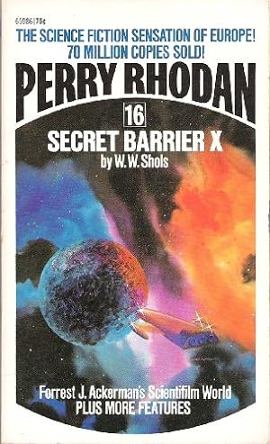 Perry Rhodan #16;  Secret Barrier X
