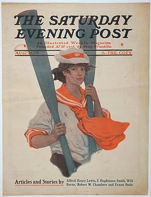 Woman Rower, cover art in The Saturday Evening Post