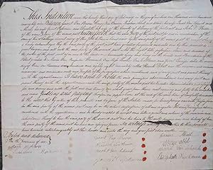 Indenture for land in Albany County, New York