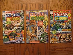 Marvel Complete Dr. Doom Run Astonishing Tales #1-8 1970-71 Plus Ka-Zar
