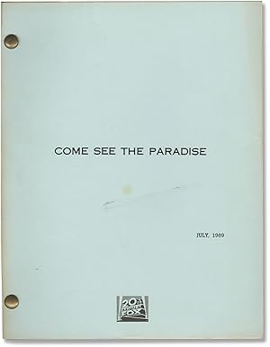 Come See the Paradise (Original screenplay for the 1990 film)