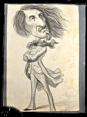 L assemblée nationale croquée par Honoré Daumier -Album de 39 dessins au crayon de la série des «...