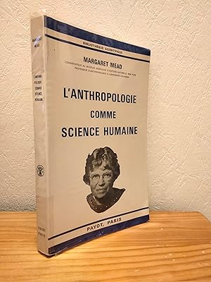 L'Anthropologie comme Science Humaine