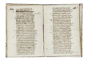 Libro e Raccolta di varie composizioni fatte da me Giuseppe Disperati l'anno 1793. (contiene scri...
