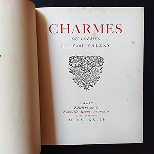 Charmes ou Poèmes.