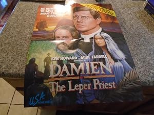 Vintage Damien The Lepier Priest USA Home Video Promo Poster 18 x 24