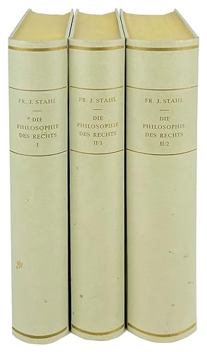 Die Philosophie des Rechts [Three Volume Set]