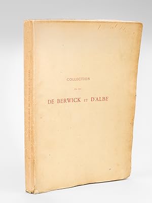 Collection de S.A. le Duc de Berwick et d'Albe. Tableaux par Velazquez, Murillo, Rubens. 75 Tapis...
