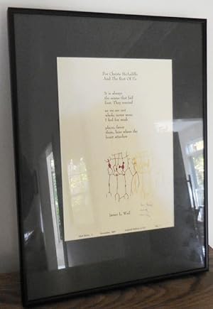 For Christa McAuliffe And The Rest Of Us (Framed Poetry Broadside, Inscribed)