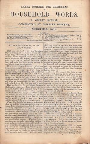Extra Number for Christmas of Household Words. A Weekly Journal conducted by Charles Dickens. Chr...