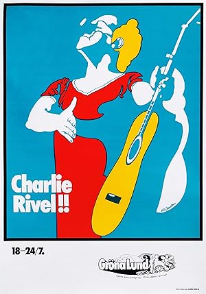 1980 Swedish Performance Poster, (A celebration of) Charlie Rivel!!
