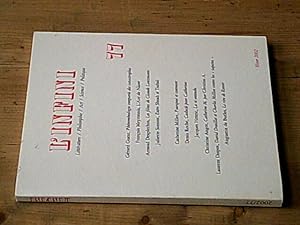 Revue L'Infini n° 77 - Hiver 2002