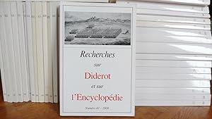 Recherches sur Diderot et sur l'Encyclopédie