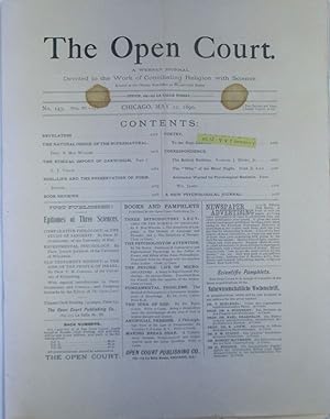 The Open Court. A Weekly Journal Devoted to the Work of Conciliating Religion with Science. May 2...