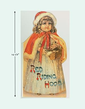 Facsimile Little Red Riding Hood Paperback Shape Book Issued in 1989 by Merrimack Publishing, NYC...