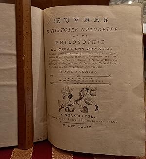 Oeuvres d'histoire naturelle et de philosophie de Charles Bonnet, de l'Academie imperiale Leopold...